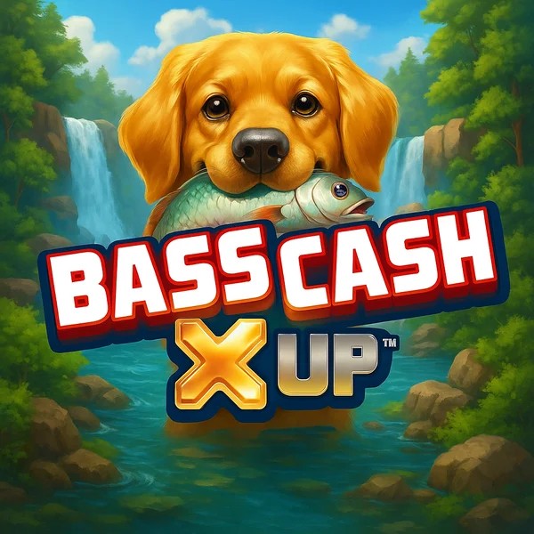Bass Cash X UP logo – Slots by Alchemy Gaming at Total Casino