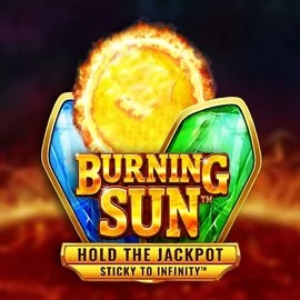 Burning Sun slot logo by Wazdan at Total Casino