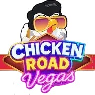 Chicken Road Vegas slot logo by InOut at Total Casino