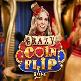 Crazy Coin Flip online game logo by Evolution on total-casino.eu
