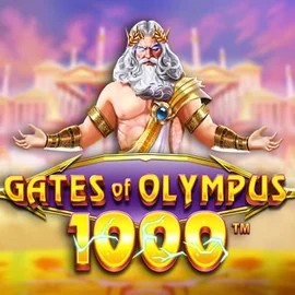 Gates of Olympus 1000 online game logo by Pragmatic Play on total-casino.eu