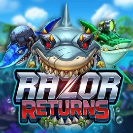Razor Returns slot logo by Push Gaming at Totalcasino Casino