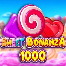 Sweet Bonanza 1000 slot visual from Pragmatic Play available on total-casino.eu